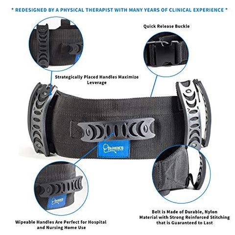 Dr. Moe’s Premium Gait Belt with Handles